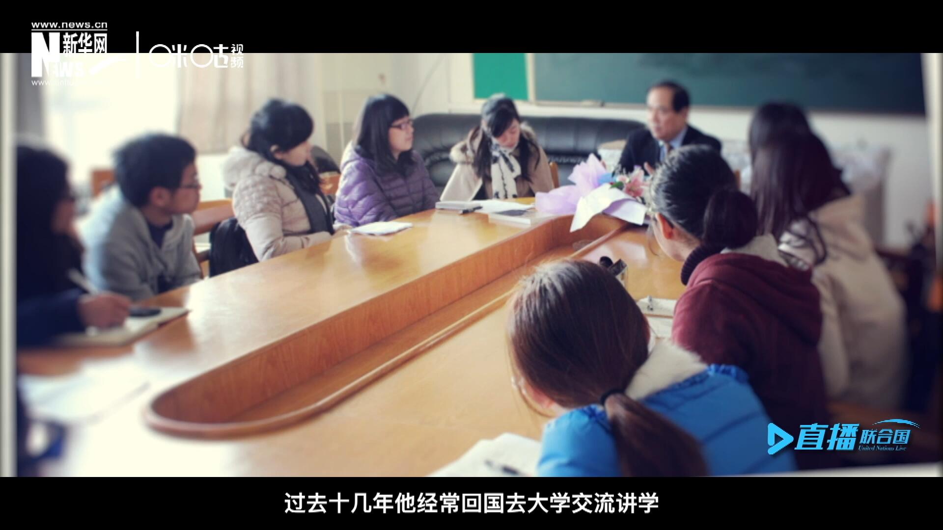 過去十幾年陳峰經(jīng)?；貒ゴ髮W交流講學，給年輕人分享他學習、工作和生活的故事。